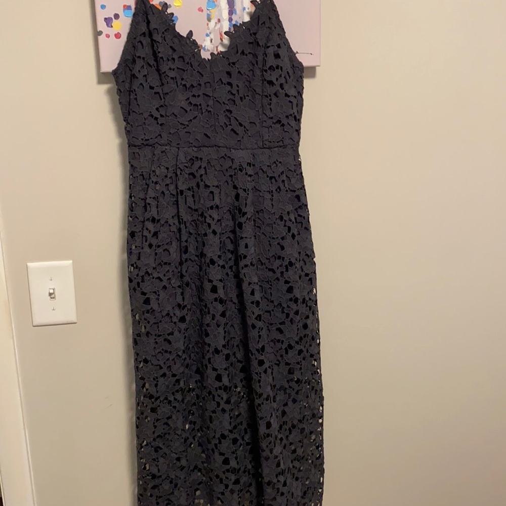 Nordstrom cutout navy  dress